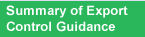 Summary of Export Control Guidance