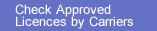 Check Approved Licences by Carriers