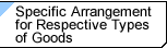 Specific Arrangement for Respective Types of Goods