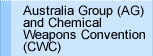 Australia Group (AG) and Chemical Weapons Convention (CWC)